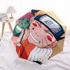 1pc Naruto Automatic Umbrella - 8-Rib Portable Folding Black Iron Frame for Outdoor, Beach, Travel 0905179