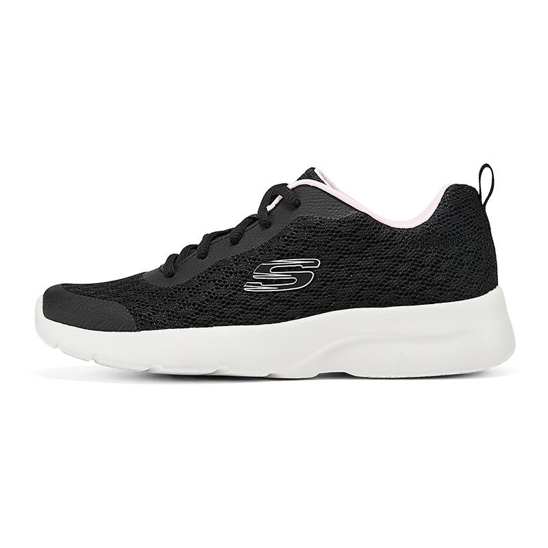 Skechers Dynamight 2.0 Women Black Pink Low Top Running Shoes Comfortable Breathable 149542-BKPK 35