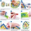 4pcs Xmas Theme 2D/Flat DIY Diamond Painting Set Hanging Diamond Art Kits Diamond Art Pendant DIY Home Decor Hanging Charm