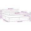 Box Spring Bed with Mattress Black 160 x 200 cm Velvet