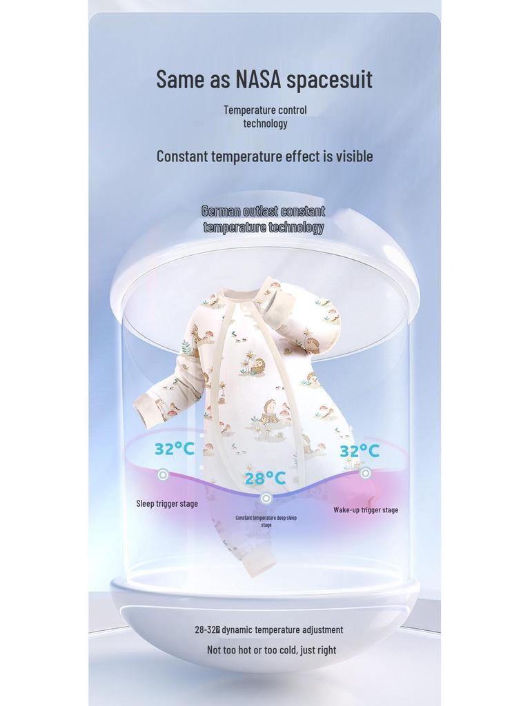 iBaby Children's Autumn/Winter Knit Non-Cotton Split-Leg Sleeping Bag with Anti-Kick Feature for Boys and Girls