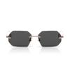 Ruiao Sonnenbrille Herren Marke Designer Mode Randlos Sonnenbrille Shades Diamantschliff Linse Damen Randlose Metallbrille
