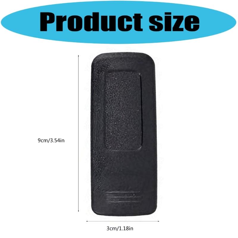 Replacement Battery Belt Clip ABS Two Way Radio Holder With Easy Installation For Quick Responses Emergencies