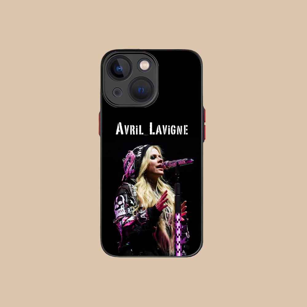 Avril Lavigne Silicone Mobile Phone Case for iPhone 17 16 15 14 13 12 11 X XR XS Air Pro Max Plus Mini Colorful Cover
