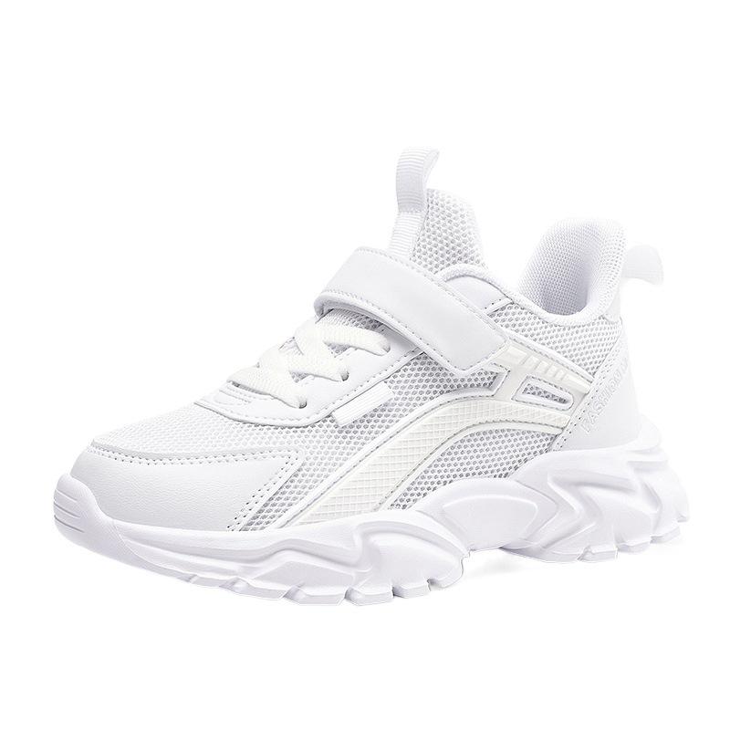 2025 Spring and Summer Classmates Middle and University Children Fashion Korean Version of Student Sports Shoes Campus White Shoes Boys and Girls Ru