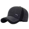 Hat Men's Fleece Warm Winter Dad Grandpa Head Ear Protector Old Peaked Cap Baseball Cap