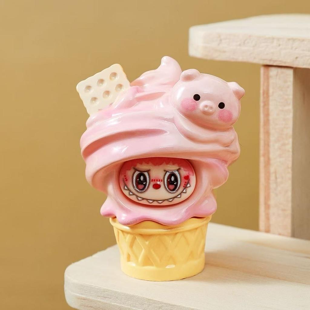 Cute  Ice Cream Cone Ice Cream Trinket Resin Handicraft Desktop Car Trinket