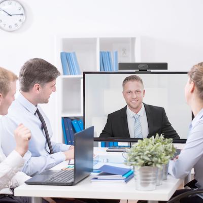SEEUP 3R 2K Webcam with Microphone and Speaker 360 Degrees  Voice Pickup with DSP Noise Reduction Chip USB