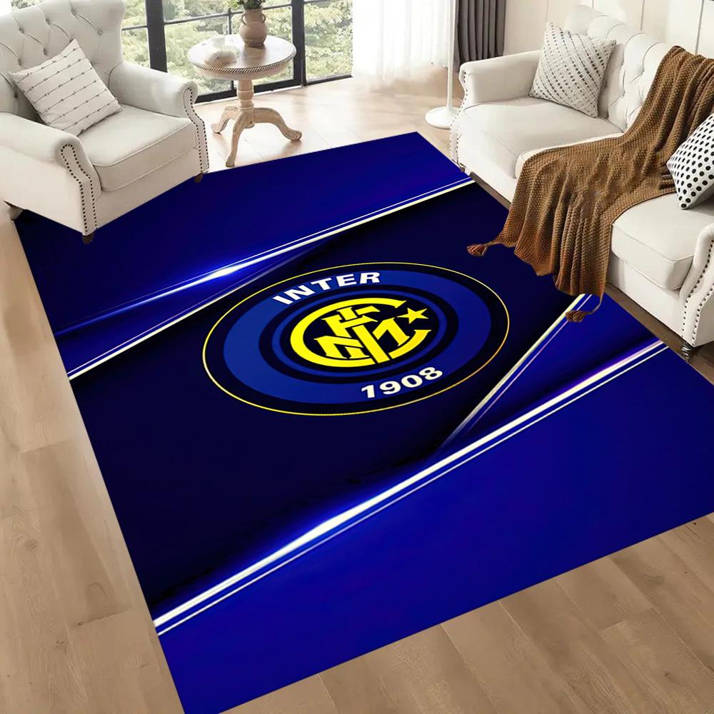 Inter Milan Area Rug Perfect For Study Room Living Rooms Game Room Foyer Antislip Rug Decorate Offices Luxury Gift For Birthday Christmas Wedding