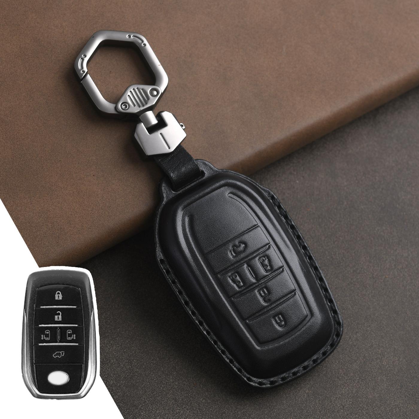 Suitable for Toyota Elfa Sennavelfa Leather Car Case Buckle Remote Control Bag