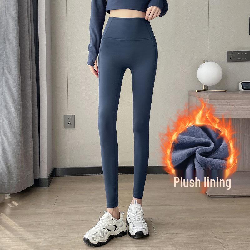 

Женский костюм для йоги и пилатеса с флисовой подкладкой 2024: Теплый комплект с длинным рукавом и длинными брюками для тренировок и фитнеса. Extra Large