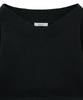 NOIRER FOR WOMAN Two-Way Off-Shoulder V-Neck Knit (Black)