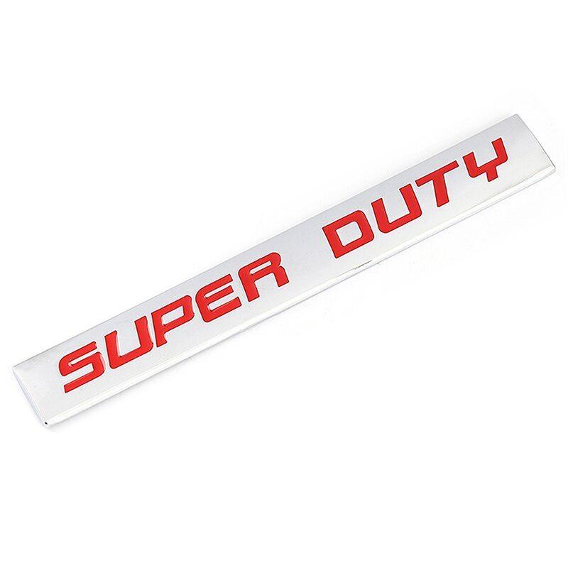 Car Sticker Rotary Super Duty Off Road Boosted Heavy Duty Nitrous Emblem Badge Rear Trunk 3D Car Decals