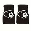 2pcs/4pcs Cartoon Dog Paw Car Foot Pad: Universal Anti-Slip Protection & Dust-Proof Car Accessories for Front & Rear Seats