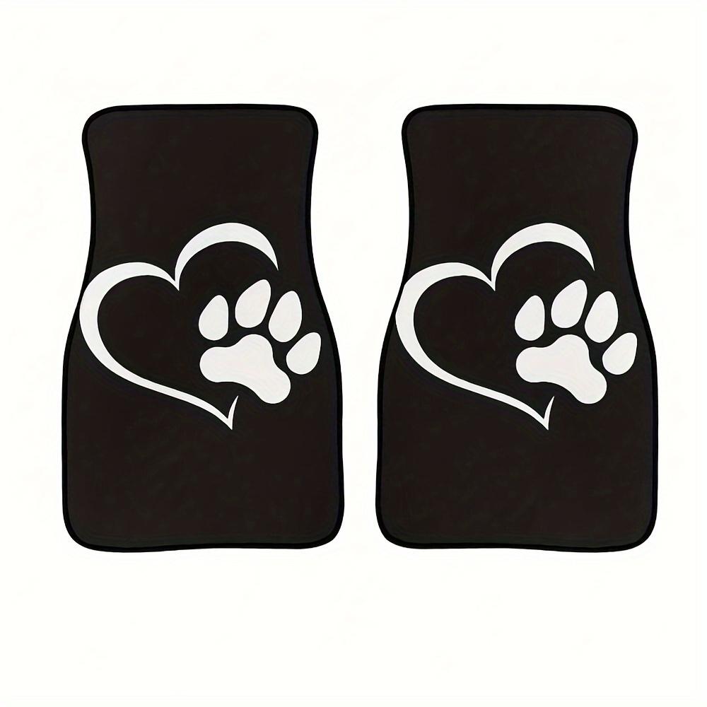 2pcs/4pcs Cartoon Dog Paw Car Foot Pad: Universal Anti-Slip Protection & Dust-Proof Car Accessories for Front & Rear Seats