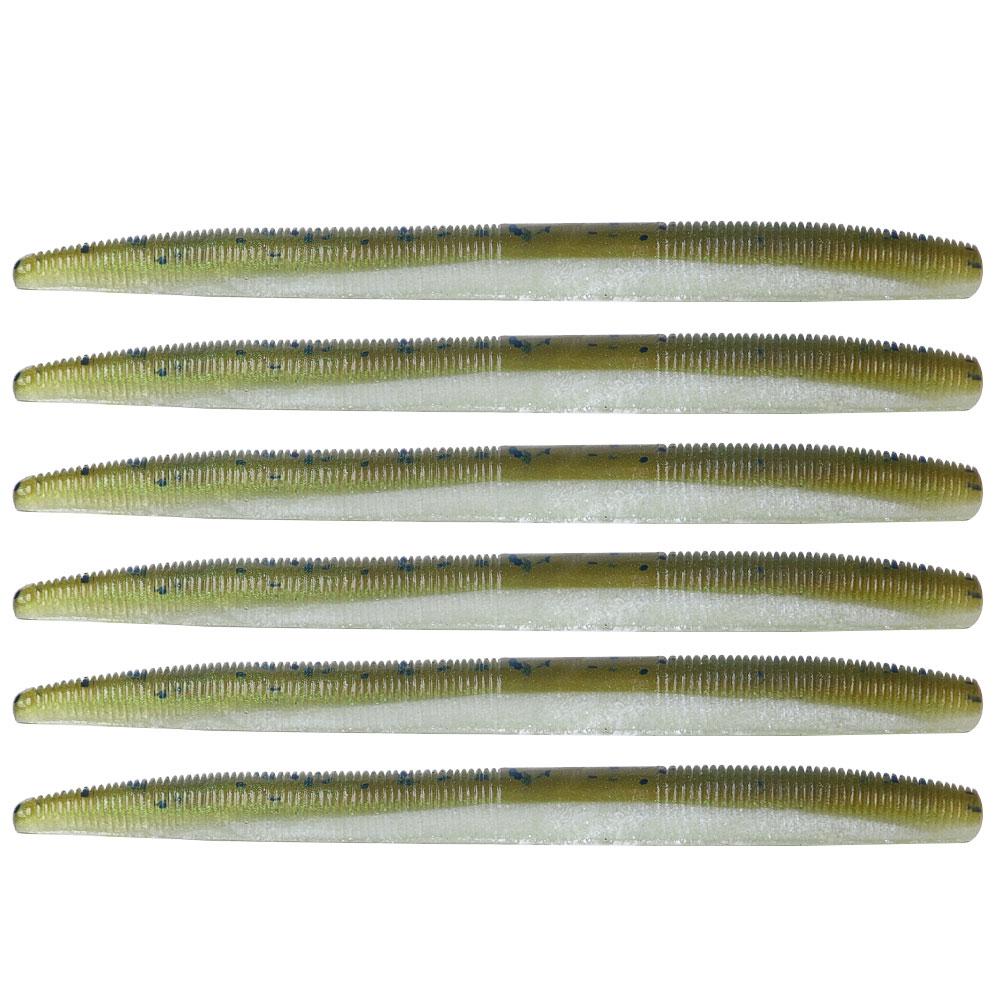 6 buc/sac Momeală de râme moale Wigglers roșii 11,5 cm-.5,5 g Nalucă de pescuit Softbait pentru păstrăv bass somn jigging