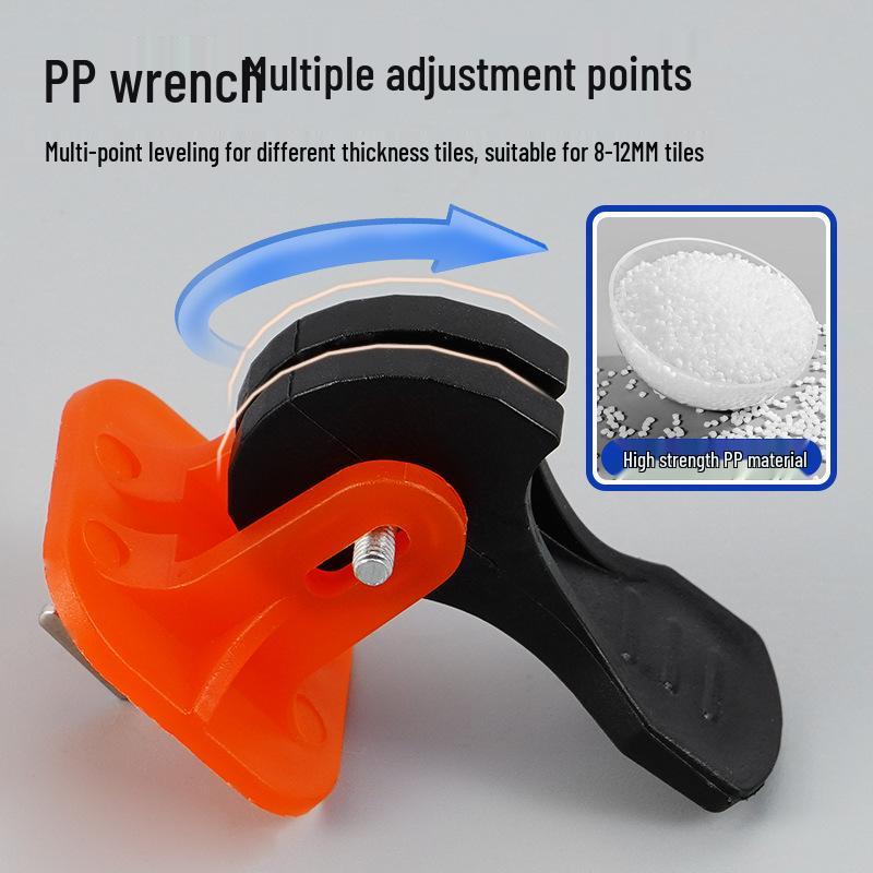 Reusable Push-Type Tile Leveling Clips