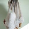 Elegant Russian Bridal Veil Scarf with Cultural Design for Themed Parties Festival Event Polyester Fabric Headcover