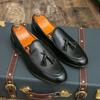 Mode Quasten Lederschuhe Retro Herren Flache Loafer Bequeme Herren Business Kleiderschuhe Klassische Lederschuhe
