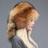 Fur Hat Female Winter Korean Version Tide Raccoon Hair Ear Protector Fox Hair Shawl Hat Outdoor Warm Bud Beret