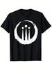 Celtic Druid Wiccan Spiritual Symbol Pattern Design 100 Cotton Oneck Short Sleeve Summer Casual Mens Printed Tshirt