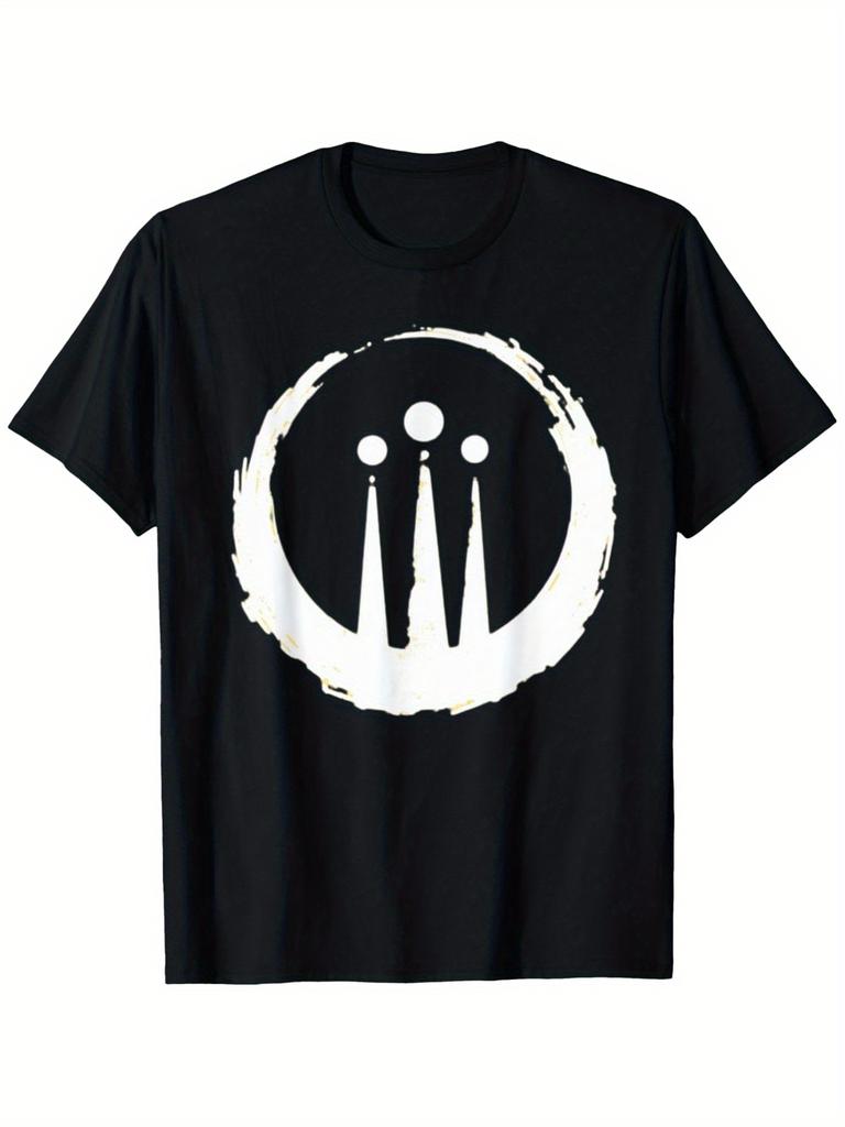 Celtic Druid Wiccan Spiritual Symbol Pattern Design 100 Cotton Oneck Short Sleeve Summer Casual Mens Printed Tshirt