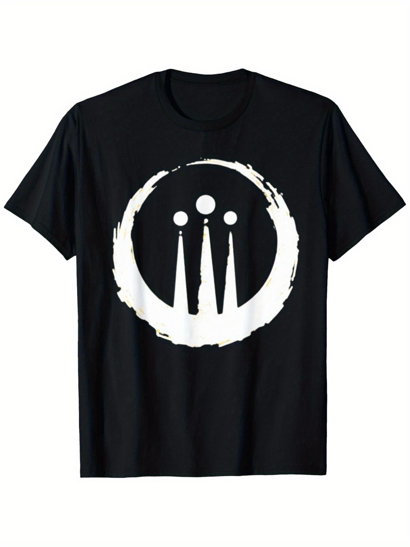Celtic Druid Wiccan Spiritual Symbol pattern design 100 cotton Oneck short sleeve summer casual mens printed Tshirt S