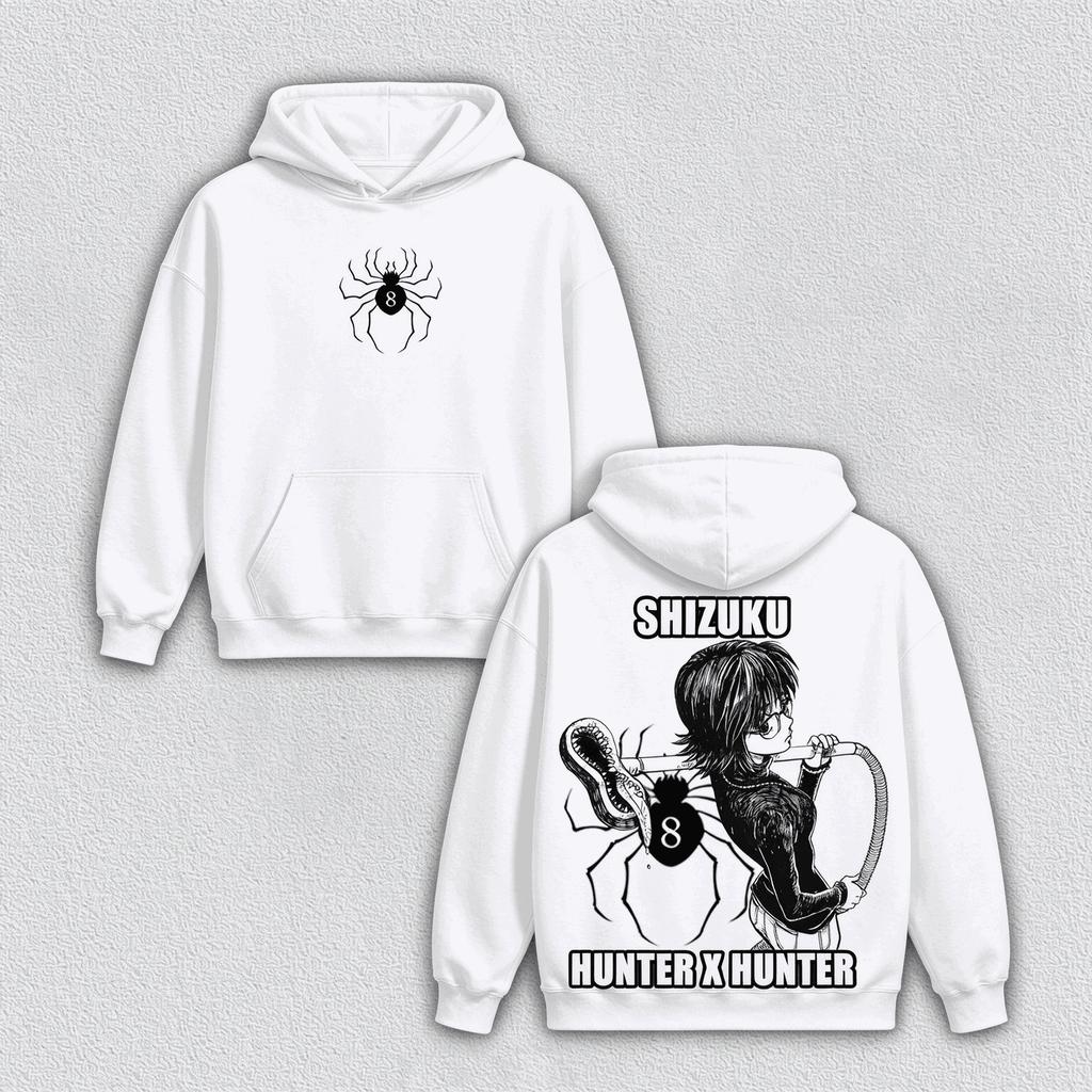 Hunter X Hunter Anime Hoodie Shizuku Murasaki Phantom Troupe Spider Print Pullover Sweatshirt Unisex Streetwear Harajuku Tops