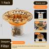 Floor Drain Deodorizer, Bathroom Sewer Sealing Cover, Toilet Anti-Odor Universal Inner Core, Anti-Insect and Anti-Odor Device
