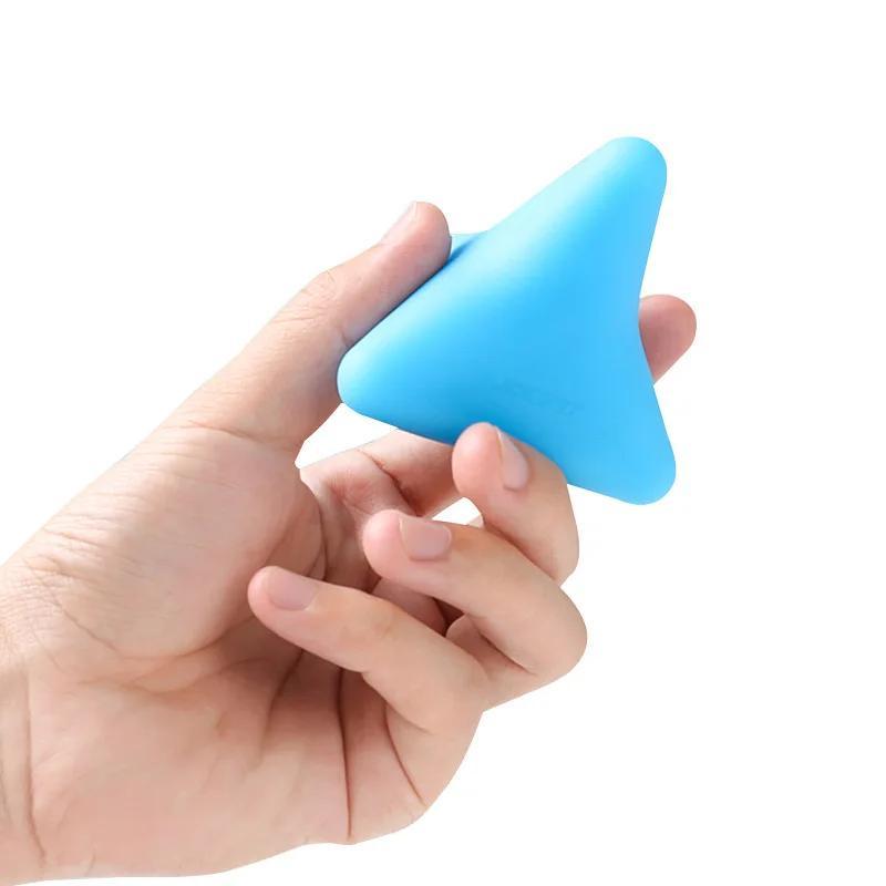 Silicone Massage Cone Triangular Relax Apparatus Ball Psoas Muscle Release Thoracic Spine Back Neck Scapula Foot Yoga Apparatus