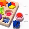 Toy Puzzle Wooden Building Block For Toddler Learning Cognitive Development