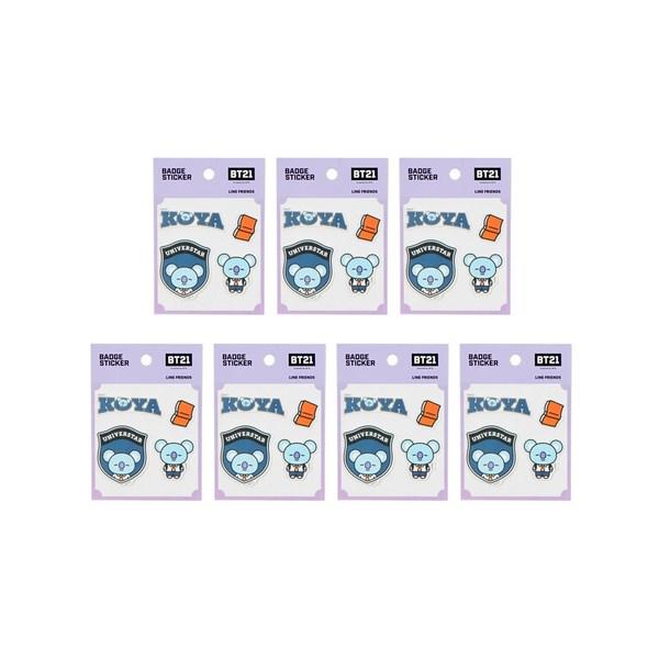 

Наклейки Line Friends BT21 Casting Badge, Koya, 7 шт.