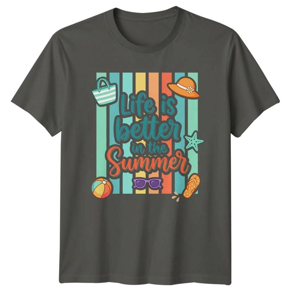 Life Is Better In The Unisexs TShirt Summer Vacation Beach Gift For Her S