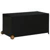 VidaXL Garden Storage Box Storage Chest Cushion Box Patio Terrace Outdoor Black 120x65x61 Cm Resin 310089