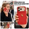 Red 3D Gold Horse Phone Case, New Year's Mobile Phone Case For 17/16/1/14/13/12 Series