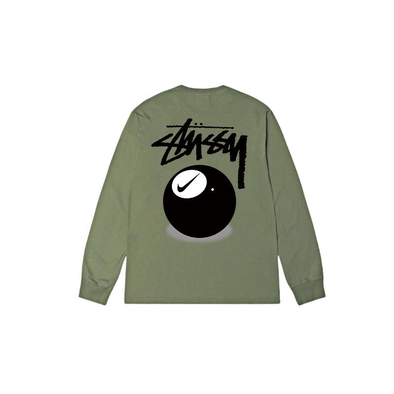 STU SS25 dice printing long-sleeved t-shirt for men and women of the same style, spot classic