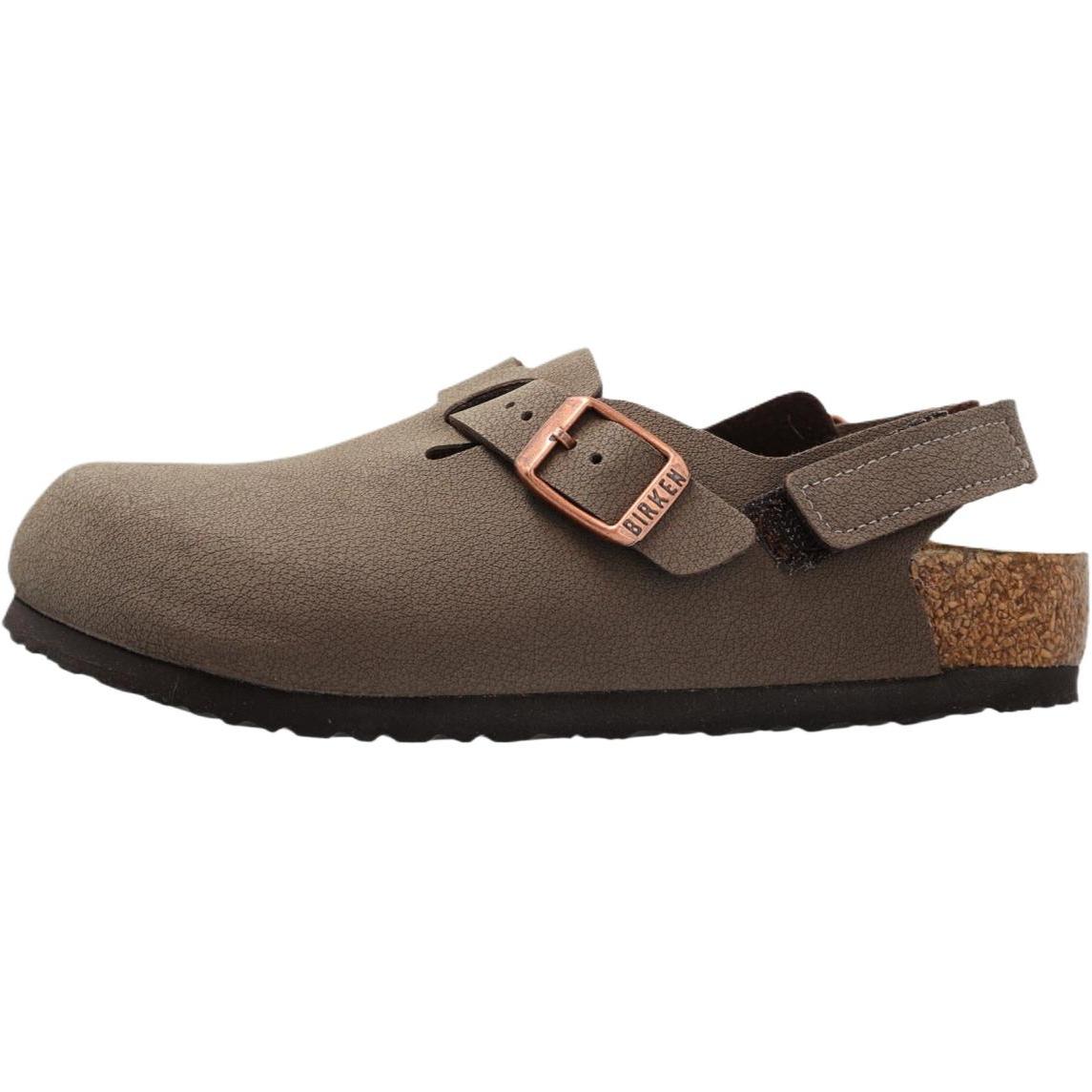 Birkenstock Tokio Slip Resistant Abrasion Resistant Low top Kids  Slippers Brown Kids  1027916 35
