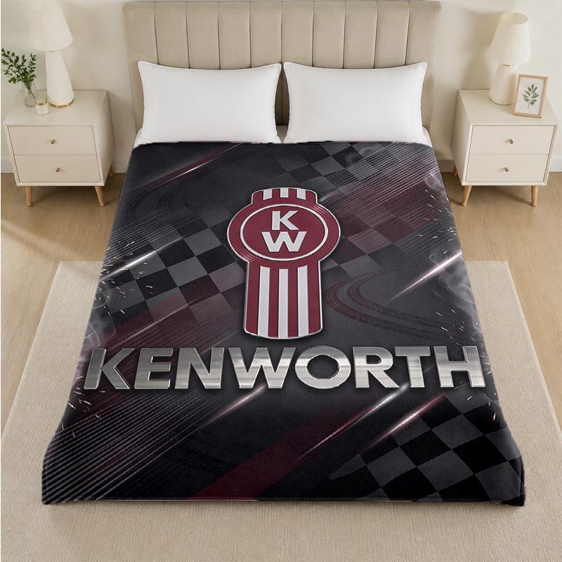 Coperta in Flanella con Stampa Kenworth Morbida Leggera Coperta Plaid in Peluche per Letto Divano Uso Domestico