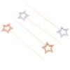 50Pcs Star Shape Bamboo Skewers Food Cocktail Picks Buffet Fruit Cupcake Fork Sticks Party Table Decoration Supplies