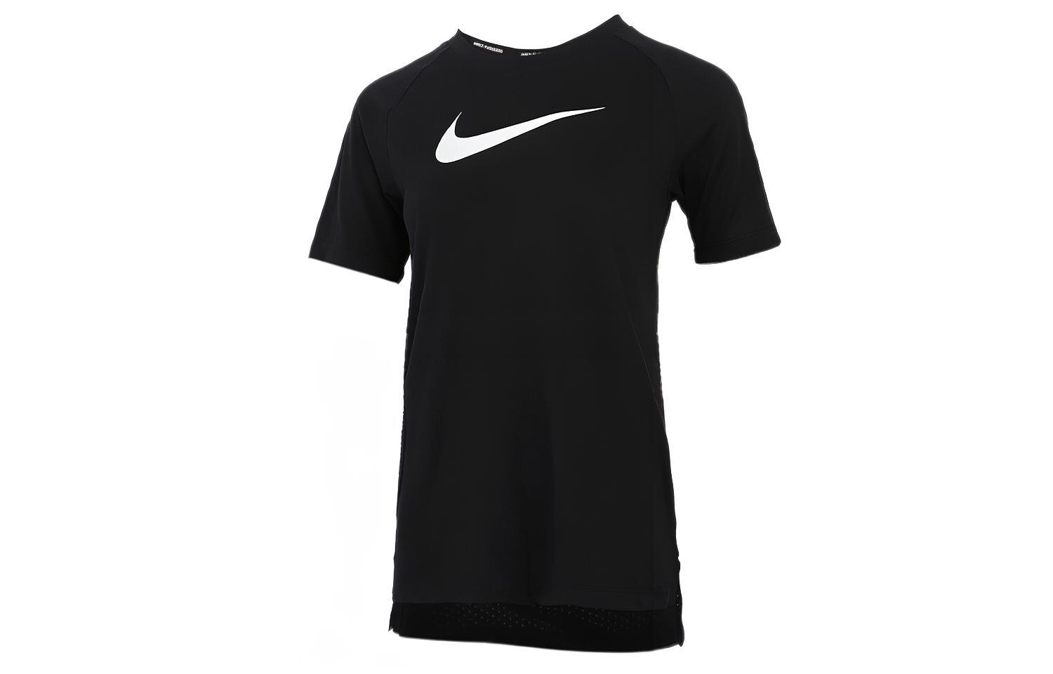 

Nike T Shirts Women s Black Crew Neck Moderate Straight Fit CZ8521-010 S