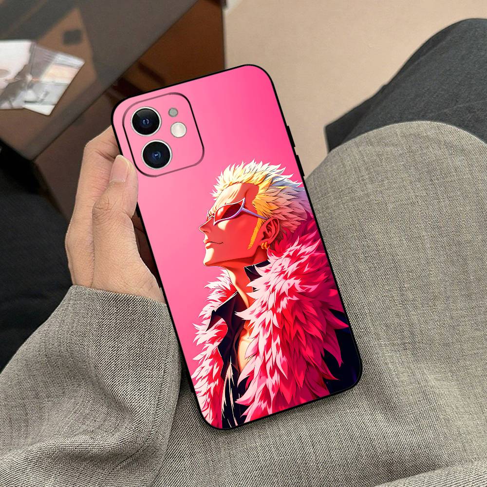 

Cool E-DoflamingoS Phone Case Black Phone Case For IPhone 17/16/15/13/14 Pro Max/ 11Plus/X/Xr/Xs Max 13mini iphone12Pro