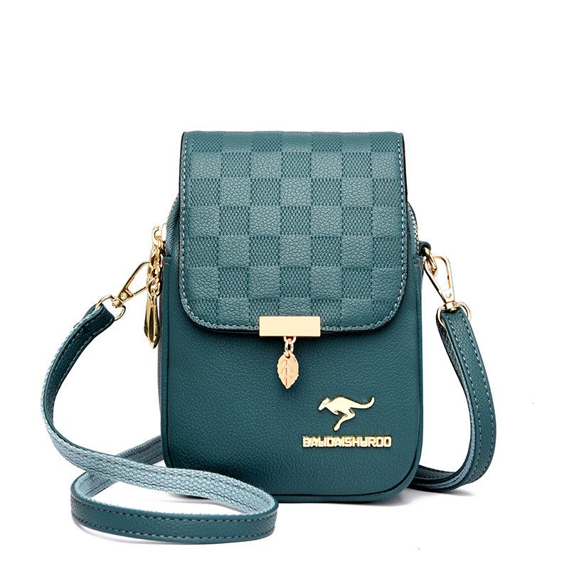 New Style of Women's Mobile Phone Bag Embossed One-shoulder Crossbody Bag Middle-aged Mother Summer Change Bag Trendy
