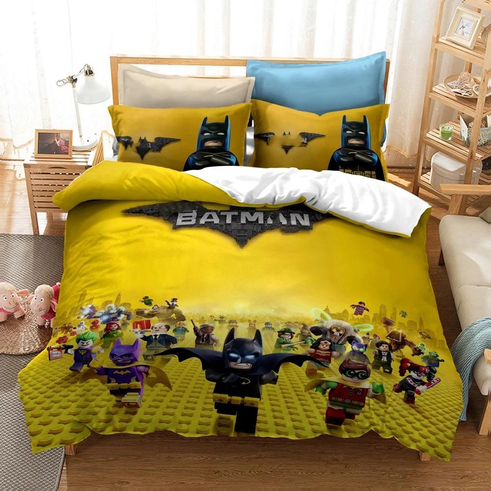 Cartoon Game Duvet Cover N-ninjagos Pillowcase Bedding Set Adult Boy Girl Bedroom Decoration Children Gift Single Double Size