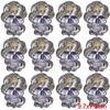 10Pcs/Lot Skull Punk Patches For Clothing Hip Hop Iron On Patches For Clothes Patch Thermoadhesive Embroidery Fusible Patch DIY