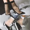 1Pair Women High Quality Black Fishnet Clothing Accessories Hollow Hot Sale White Fashion Thin Short Socks Sexy  Accessories