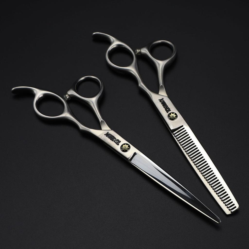 6.5 Inches, Matte Engraving, Hair Scissors, Hair Scissors, Flat Scissors, Bangs Scissors, Tooth Scissors, Thin Scissors.