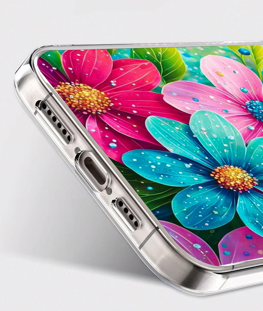 Etui Do Oppo A5 Pro Obudowa Foto Case Plecki Grafika Kwiaty + Szkło 9H