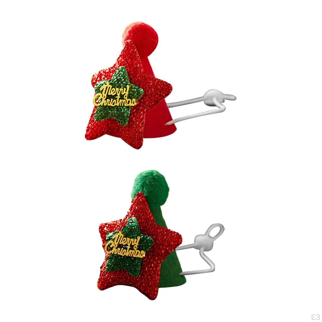 Christmas Cat Hat Pet Santa Supplies,Cosplay,Soft,Creative Holiday Decoration