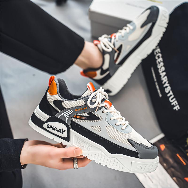 Men Shoes Sneakers Mens Casual Shoes Leisure Luxury Men Walking Shoes Chunky Trend Stakeboard Shoes for Men Sports Running Shoes Male Footwear
