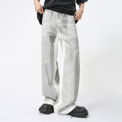 Herren Sommer Neue Produkte, Trendiges und Nischen-Design, Handgezeichnete Dirty Jeans für Freizeitkleidung